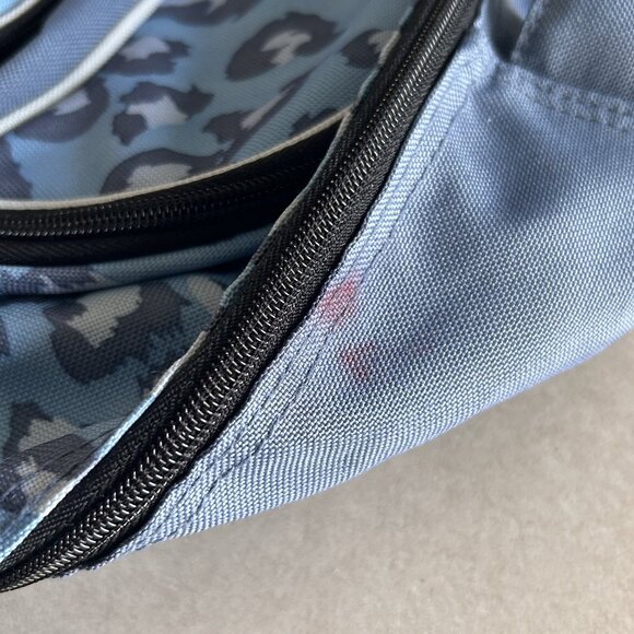 RARE Old Navy Blue Animal Print Backpack ASO Miley Stewart - Picture 5 of 8